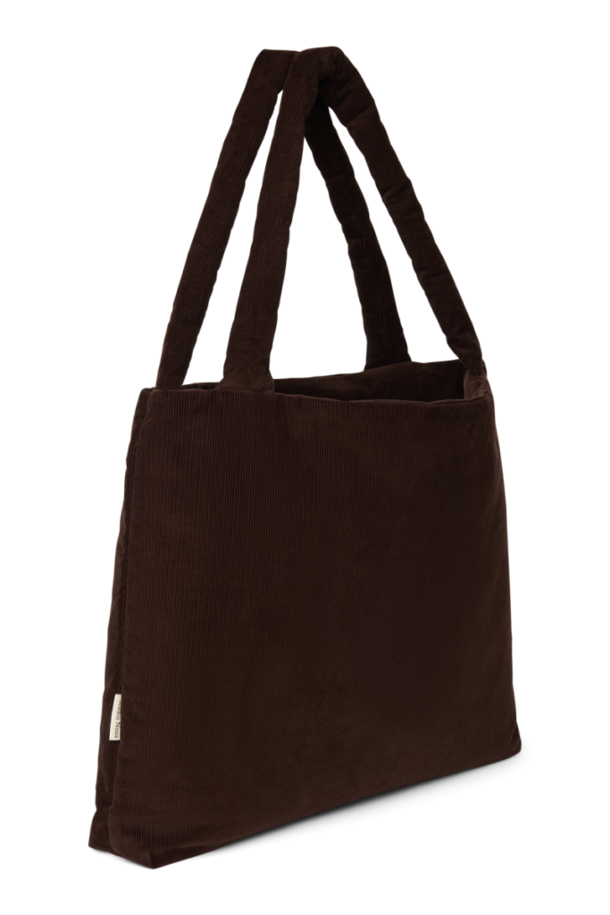 Mom bag - Dark Brown Rib Puffy - Studio Noos Mom bag - Dark Brown Rib Puffy - Studio Noos