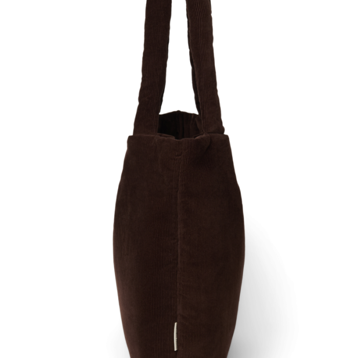 Mom bag - Dark Brown Rib Puffy - Studio Noos Mom bag - Dark Brown Rib Puffy - Studio Noos