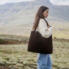 Mom bag - Dark Brown Rib Puffy - Studio Noos