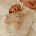 Ringrammelaar Beige Bunny - Little Dutch