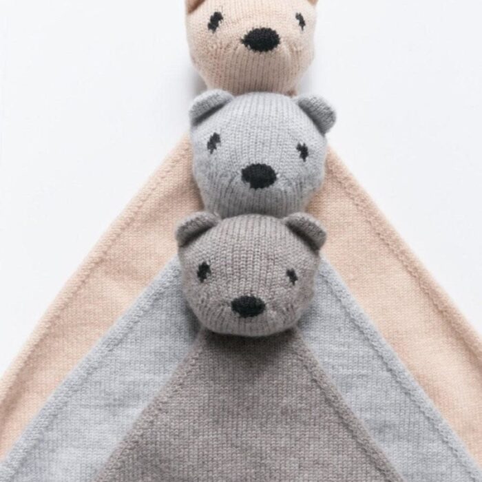 Teddy Tokki - Grey Melange - HVID Teddy Tokki - Grey Melange - HVID