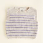 Vest Harvey - Cream/Lila - HVID
