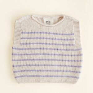 Vest Harvey - Cream/Lila - HVID