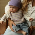 Vest Harvey - Cream/Lila - HVID