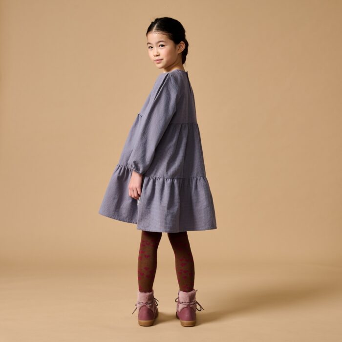 Check Dress - Blue Check - Petit Blush Check Dress - Blue Check - Petit Blush
