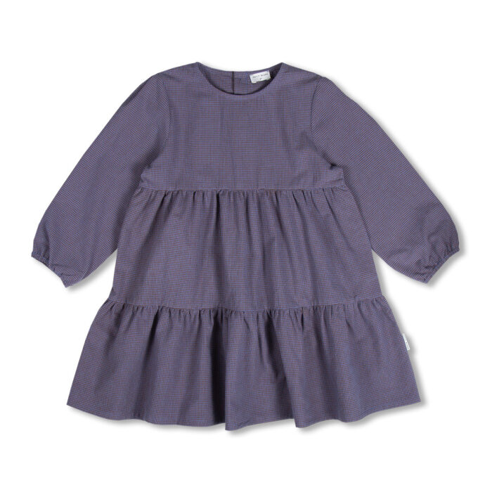 Check Dress - Blue Check - Petit Blush Check Dress - Blue Check - Petit Blush