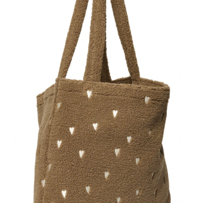 Mom Bag - Brown Teddy Hearts - Studio Noos