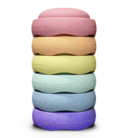 Rainbow Pastel - Set van 6 - Stapelstein