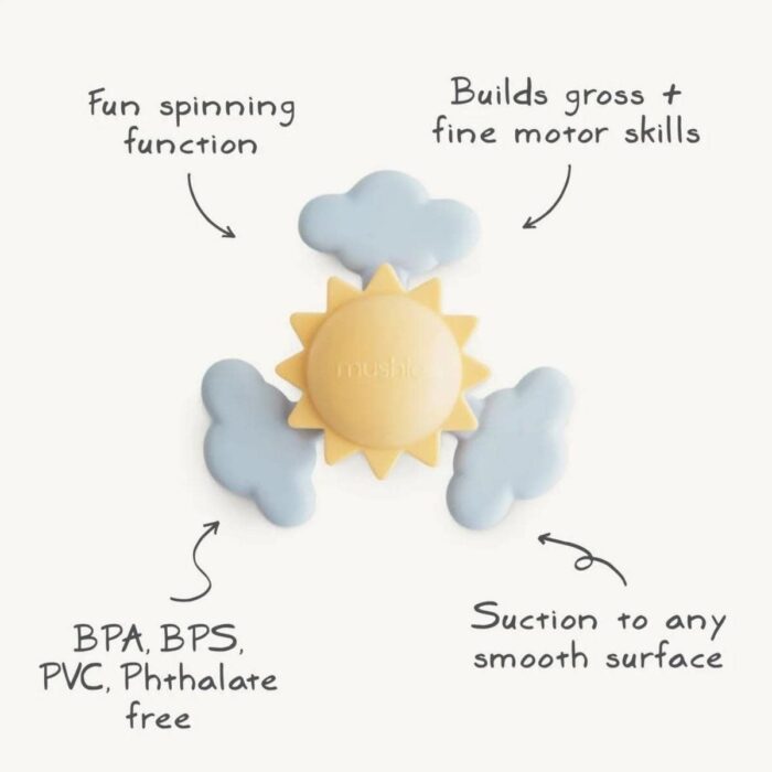 Suction Spinner Toy - Sunshine - Mushie